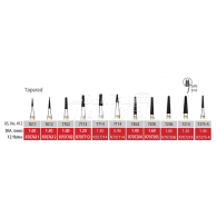 Trimming Finishing bur #7611,7612,7702,7713,7714,7114,7204,7205,7206,7214,7375-4