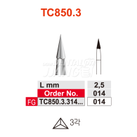 Finishing Bur FG #TC850.3.314.014