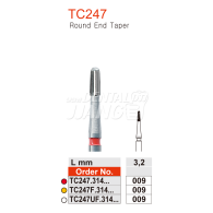 Precisa Bur #TC247 (Round End Taper)